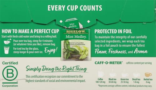 Bigelow Mint Medley Herbal Tea