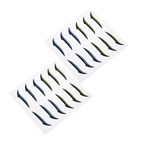 FOYTOKI 12組ダブルアイリッドステッカー プ 防水アイメイク用シール 女性向け 便利なメイクアップツール