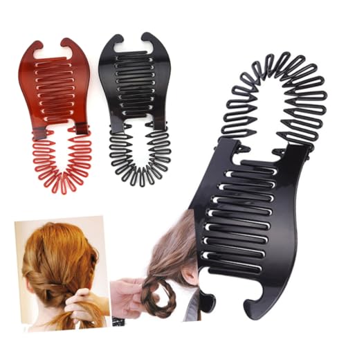 HAKIDZEL 6 Peças Clipe Vertical De Banana Clipe De Cabelo De Banana Pequenos Clipes De Banana Suport