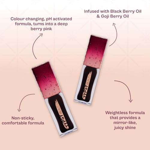 Typsy Beauty Shade Shifter Colour Changing Lip & Cheek Oil I Infused with Skin Loving Ingredients I Get High Shine, Unique Pink Shade with Natural Dewy Look I 6.4g - Image 3