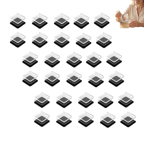 DIY Acrylic Fridge Magnets Kit with Adhesive Backing, Square Magnetic