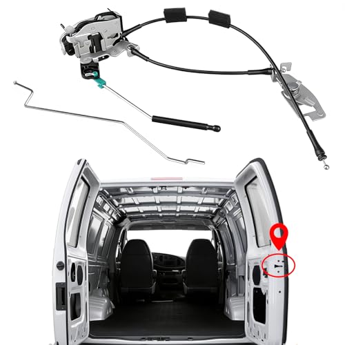 Yinlowa Rear Right Cargo Door Latch for 1992-2014 Ford E150 E250 E350