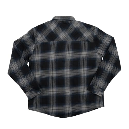 Howitzer Style Men's Button Down Flannel Never Surrender Military Grunt MFG2