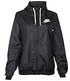 Nike Sportswear Womens Windrunner Jacket Black/Black/White CN6910-010 (Medium)