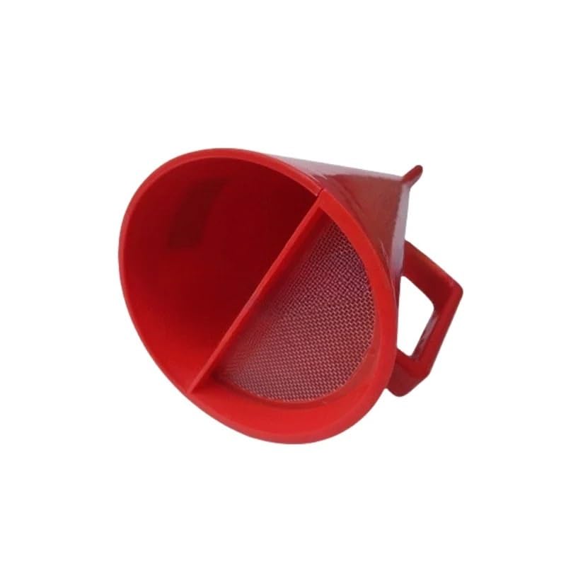 Kunststoff-Marschtrichter, 946 ml, API-Standard, Sumpfschlamm, Erdöl, Bohrflüssigkeit, Viskositätstest, Trichter, Sieb, Abm. 1,6 mm / 12 Mesh