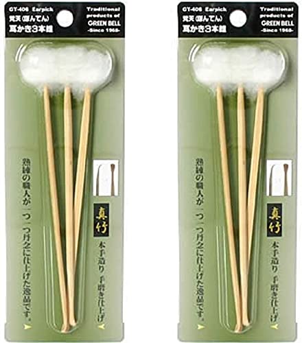 Amazon.co.jp: グリーンベル 【2個セット】梵天(ぼんてん)耳かき
