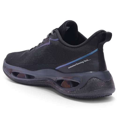 Image of ABROS Men Blaster Sport ShoeASSG1367 Black /Rainbow