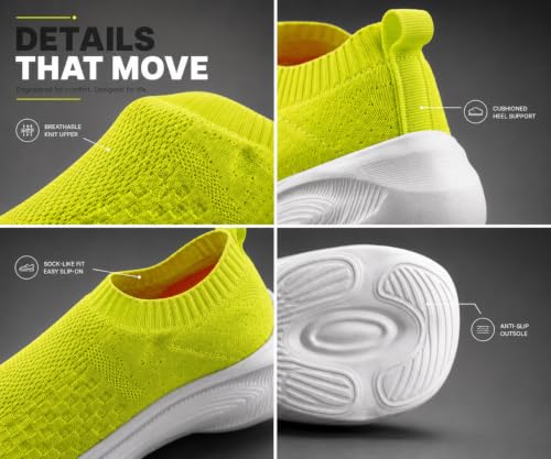 Image of Kraasa Trial Running Shoes with Lightweight Memory Insole | Breathable, Anti-Skid Knit Sneaker, Walking & Gym Shoes