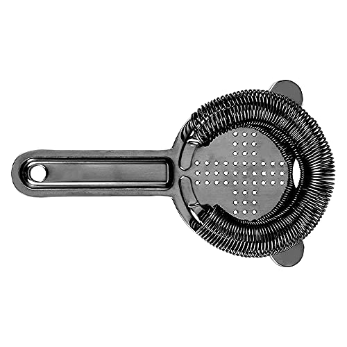 Cocktail Zeef RVS Bar, Cocktail Zeef, RVS Bar Zeef Cocktail Zeef Roestvrij Staal Bar Ice Fruit Separator Filtering Tool voor Barman (Zwart) - Image 3