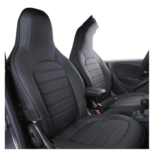 Housse de siège pour Smart 453 Fortwo 2015-2018 noire