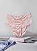 Cinvik Silk Panties Black Lace Underwear Women'S Silk Underwear Lacefloral Midrise Cheekies Woman Pink Lace Briefs for Women Packs Medium