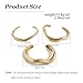 YANCHUN 2/3PCS Gold Bangles for Women Bangle Bracelets Chunky Bangles Bracelets Non Tarnish Gold/Silver Bracelet for Women Trendy Jewelry Gifts