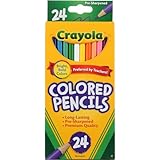 Crayola Colored Pencils Long 24 in a Pack (Pack of 4) 96 Pencils Total