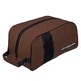 Waterproof Sports Boot/Shoe/Travel Bag for Football Cricket Rugby Golf Toiletry Gym for Boy/Girl Men/Women (Brown)