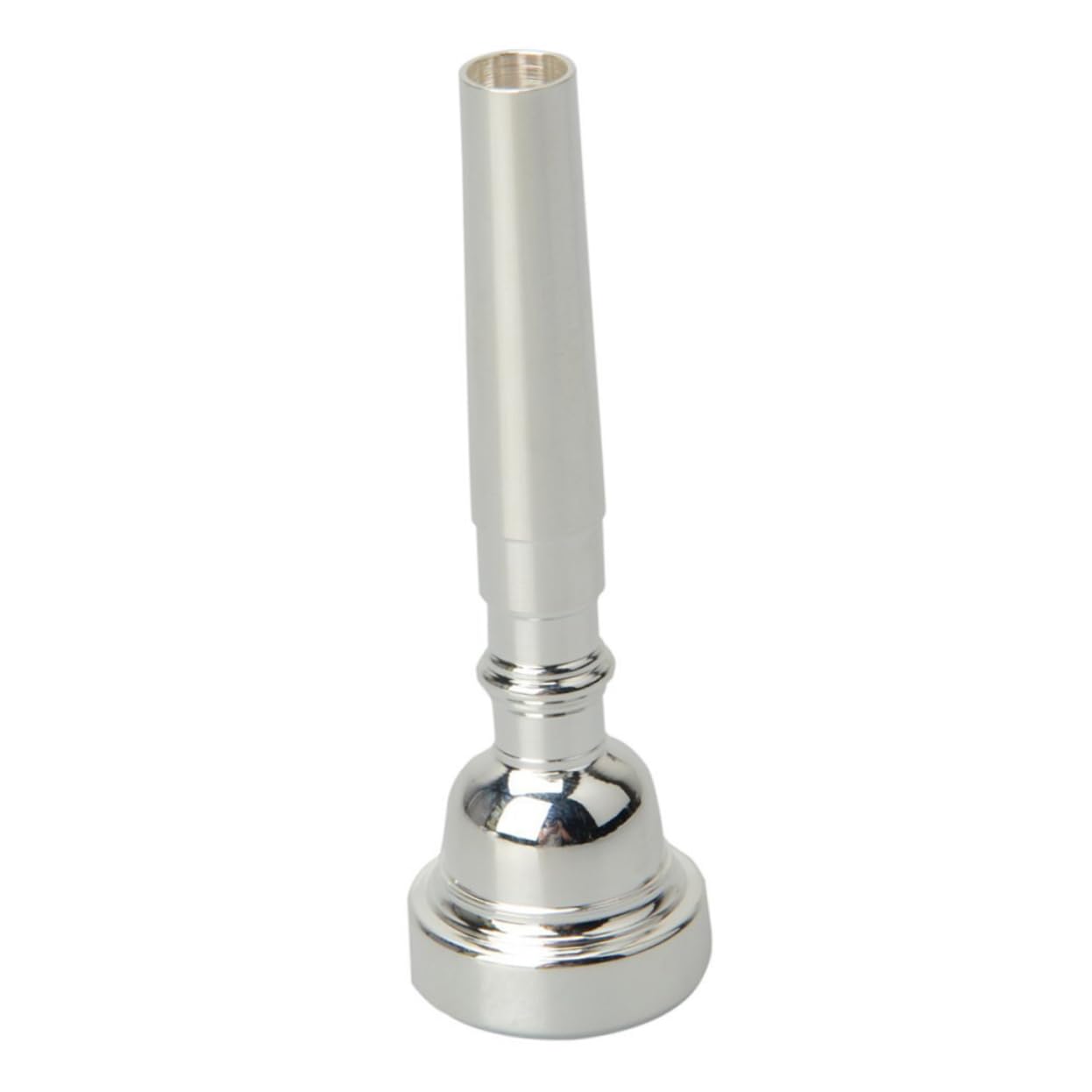 BESTonZON Copper Trumpet Mouthpiece Replacement 5c Size for King Trumpets Silver Finish