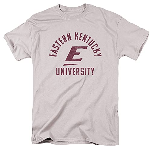 Eastern Kentucky University EKU Colonels Logo Unisex T-Shirt, Silver, Large