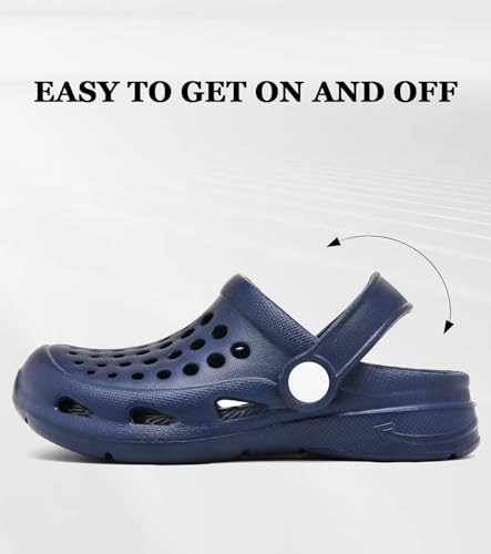 Image of Kids Girls Boys Clogs Garden Shoes Toddler Slip on Sandals Children Water Shower Beach Pool Slippers