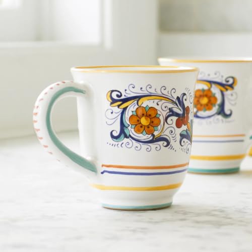 Mug Cerámico Pintado a Mano Sur La Table 16 oz miniatura 2