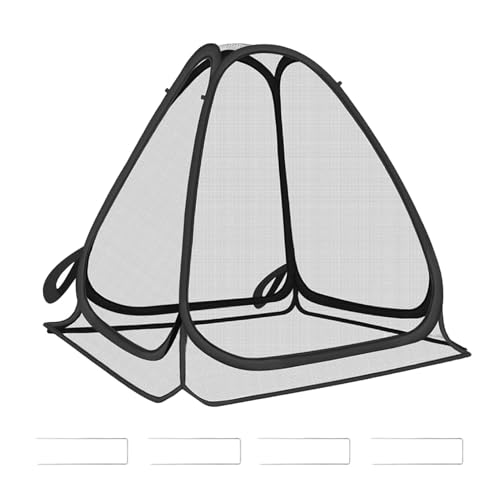 Cortina Cloche de jardín – Tejido Verde 56 cm, Chaqueta anticongelante Reutilizable, Barrera antiplagas | Bancal para Exteriores en Maceta, Aislamiento Invernal, Insectos, Caracol, Conejo