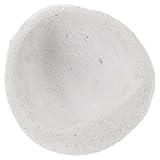 HEALLILY Nido de anémona de cerámica para decoración de pecera con un solo agujero abierto, roca de hábitat marino para acuario de agua salada, adorno de paisaje acuático subacuático para paisaje de