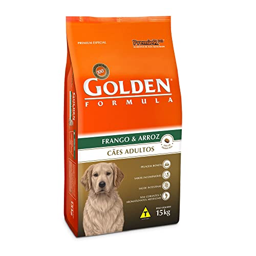 Premier Pet Raçao Golden Formula Adultos Frango Arroz 15 Kg
