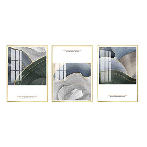 Wenlii European Style Framed Mural Abstract Mural Background Wall Decoration Paintings Living Room, Study Background Wall Decoration Art Painting #TOP5