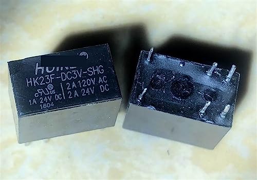 Relé HK23F-DC3V-SHG de 6 pines ideal para PCB y sistemas de automatización en el hogar