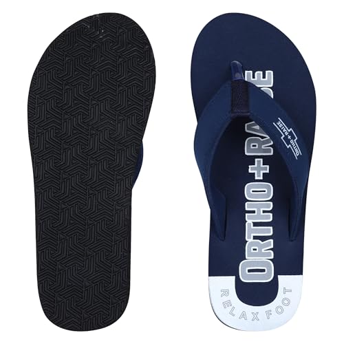 Image of Extra Soft Orthopaedic Comfort Slippers for Men | Anti-Skid, Arch Support, Doctor Recommended Flip Flops | Relax Footwear for Heel & Ankle Pain Relief