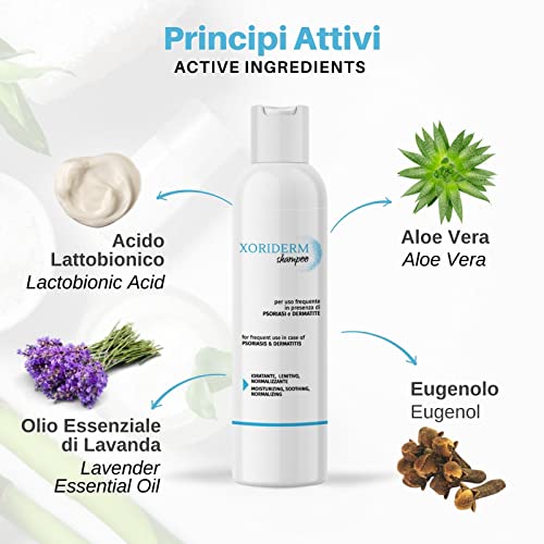 Xoriderm Delicate Shampoo helps in presence of Psoriasis and Dermatitis of the scalp - Image 3