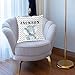 Elephant Personalized Baby Name Nursery Throw Pillow Cover for Baby Boy Girl Gift Custom Pillow with Name Personaized Throw Pillow Cove Sofa Couch Cushion Home Decor Pillow