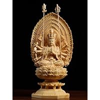 彫刻仏像 八大守護神【大日如来】干支羊·猿守護神 仏教木彫 供養仏 無病息災 彫刻仏像 八大守護神【大日如来】干支羊·猿守護神 仏教木彫 供養