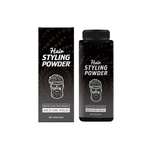 男性用エアリースタイリングダー ナチュラルスタイリング オイルコントロール フルヘアルートサポート ウォッシュヘアレイヤー ヘアワックス代替品保湿