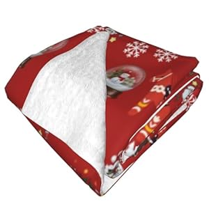 Cute & Cozy Blankets and Throws for Adults & Kids, Fuzzy Fleece Christmas Throw - 40"x60" Cute Cozy Blankets and Throws for Adults Kids Fuzzy Fleece Christmas Throw 40×60