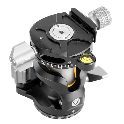 Rótula de bola Vanguard LBP-45S de perfil bajo para trípodes estables 7