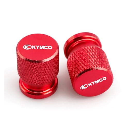 Tapones para Válvulas de Neumáticos de Aluminio para Kymco Xciting 250 350 400 S400 500 Downtown 300/I 350I Xtown 125 Dtx 360 Grand Super Dink Accesorios para Tapas De Válvulas Neumáticos(S-2)