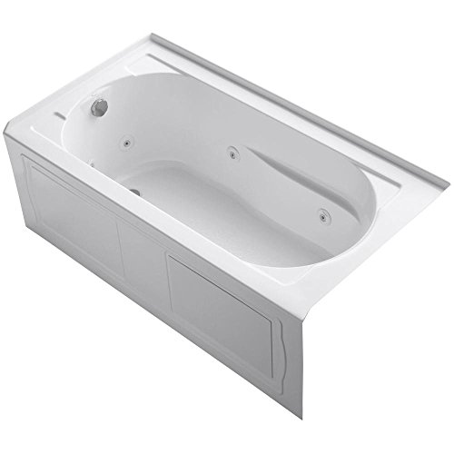 KOHLER K-1357-LA-0 Devonshire 5-Foot Whirlpool, White KOHLER K-1357-LA-0 Devonshire 5-Foot Whirlpool, White