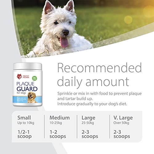 Plaque & Tartar Remover Plaque Off Powder for Dogs Teeth- 100% Natural Teeth Cleaning for Dogs | Dog Dental Care - Bad Breath Freshner 180g - Image 7