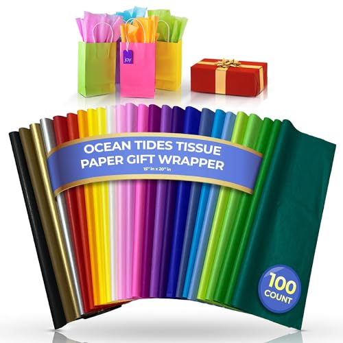 Ocean Tides 100-ASSORTED-25X38 Tissue Paper Gift Wrap thumb #8
