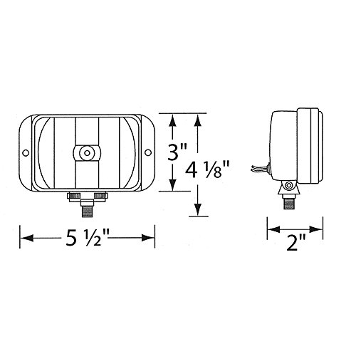 Blazer Cwl535 Led Square Magnetic Work Light Clear Buy