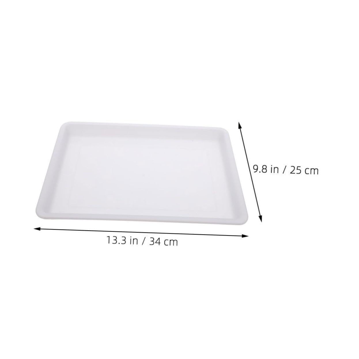 VANZACK Plastic Activity Trays for DIY Projects Art Tray for Crafts Easy to Clean for Watercolor Sketching and Illustration Organized Workspace for Artists and Students