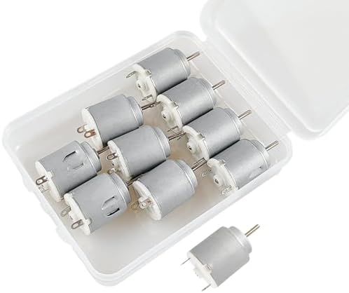 Gikfun DC 3V-6V 140 Motor 20000 RPM for DIY Electric Small Fan Arduino (Pack of 10PCS) EK2153x10C