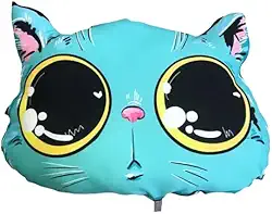 Almofada De Bichinho Gato Decoração Presente Amigo Secreto (Gato Azul)