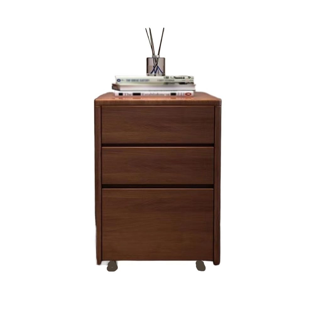 Aioneer Bruin File Cabinet Office File Cabinet Wooden Storage Small Cabinet Mobile Drawer Cabinet With Wheels Under Desk Storage Cabinet Short Cabinet Filing Cabinet