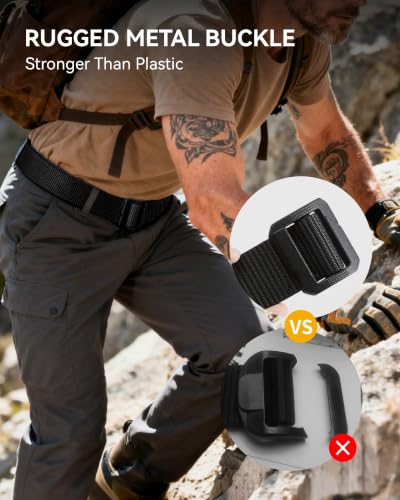 CHAOREN Tactical Belt Men – Nylon EDC Belt for Military CCW - image 3