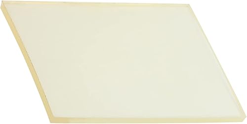 Miniatura 6 de Ejoyous Almohadilla de perforación de cuero para manualidades, material de poliuretano, 7.87 x 5.91 x 0.31 pulgadas, blanco, rectangular, absorbe