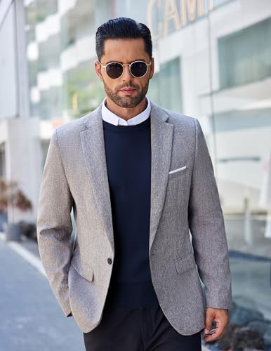 COOFANDY Men's Crew Neck Sweater Slim Fit Lightweight Sweatshirts Knitted Pullover for Casual Or Dressy Wear - Image 6