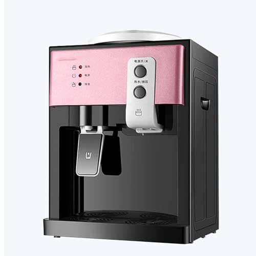 Dispensador de Agua Caliente y fría eléctrico, Dispensador de Agua Eléctrico y Enfriador, Independiente, con un botón, para Dormitorio, Estudio, Oficina, etc,001,Ice Warm
