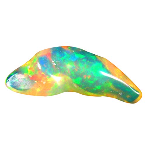 Opale éthiopienne naturelle 5.10 ct de coupe fantaisie pour création de bijoux uniques