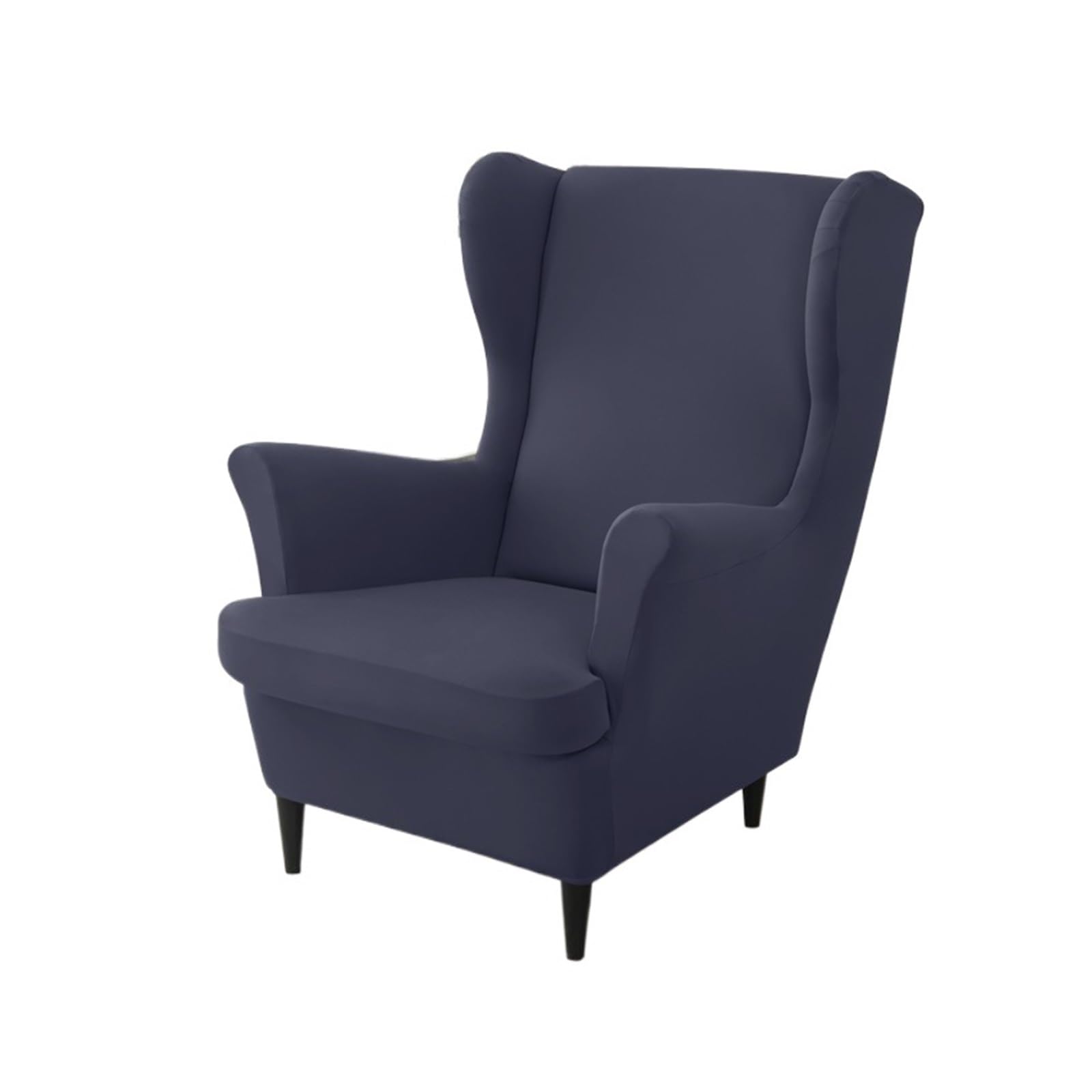 GCYEIDMA Wing Chair Slipcover Elastic Wing Chair Covers Stretch Sloping Back Armchair Sofa Slipcovers with Seat Cushion Protector Home Decor(A2 Wingchair Cover)