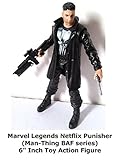  Review: Marvel Legends Netflix Punisher (Man-Thing BAF series) 6\